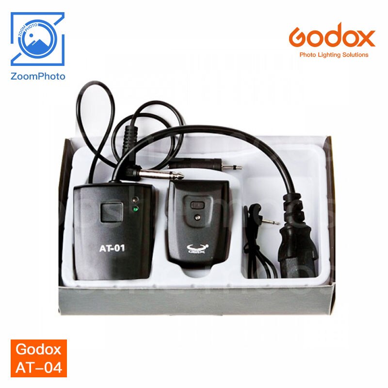 Godox At-04 Draadloze Studio Strobe Flash Remote Trigger Controller 4 Kanalen Voor Camera Studio Light Zaklamp