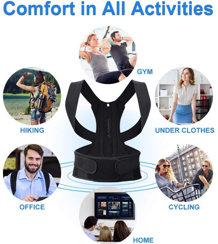 Magnetische Therapie Houding Corrector Brace Schouder Terug Ondersteuning Riem Bretels Ondersteunt Riem Schouder Houding Unisex