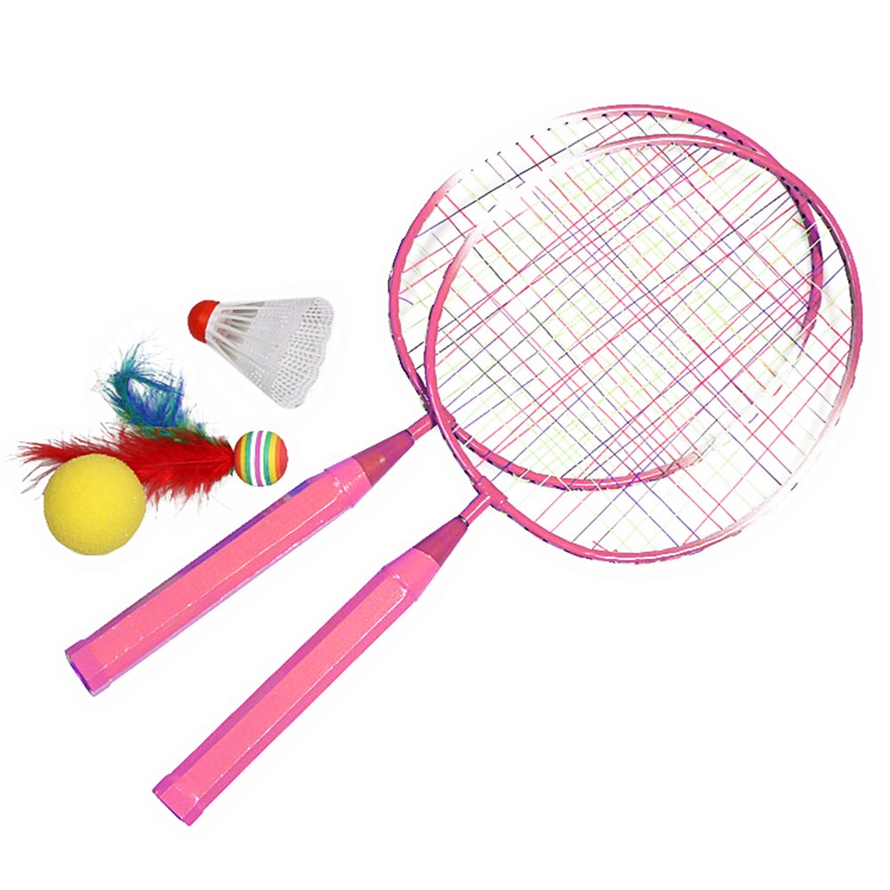 Profissional conjunto de raquetes badminton crianças equipamento esporte peteca raquete jogar jogos raquete badminton