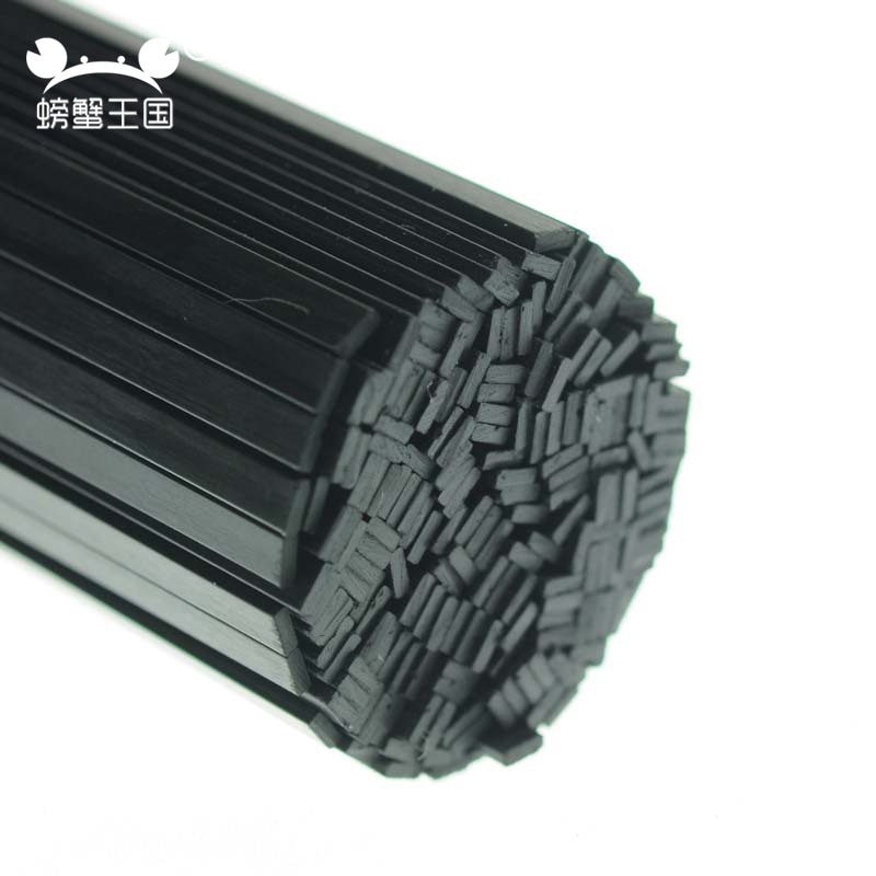 20PCS Carbon Fiber Square Sheet Aircraft Carbon Fiber Strip DIY Toy Spare Parts for RC Airpalne Model 200mm 400mm