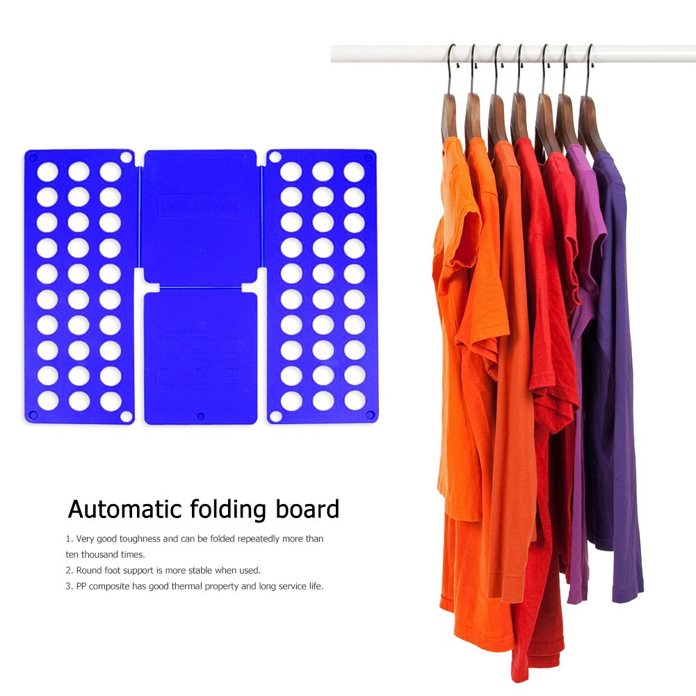 Fold Save Time Quick Clothes Holder Folding Clothes Holder Organzier Plastic Laundry Foldable Board Finishing Tools