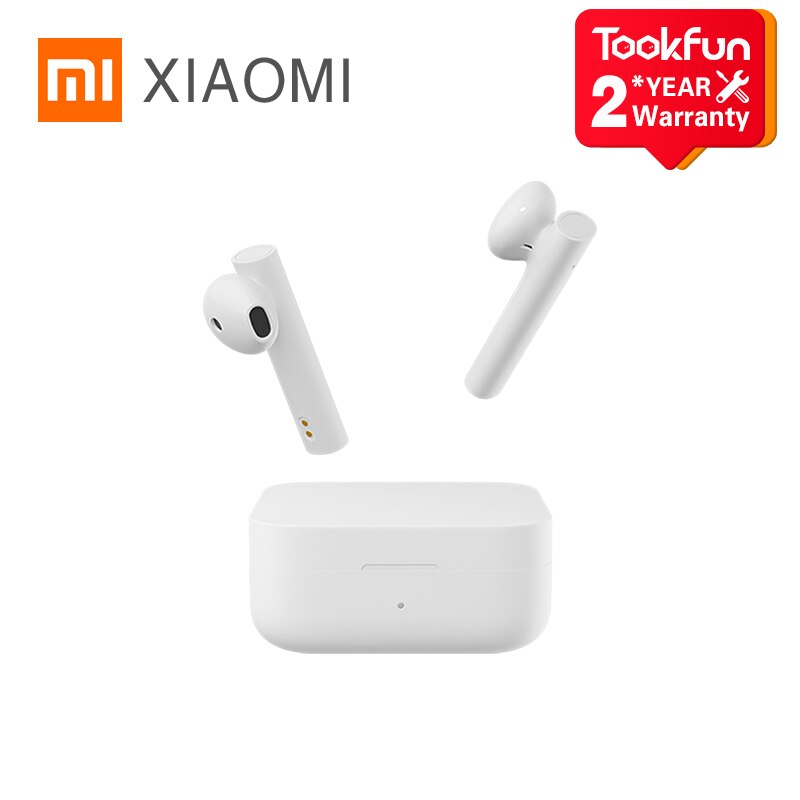 Xiaomi ægte trådløs bluetooth headset air 2 se 20 timers arbejde aktiv støjreduktion dobbelt mikrofon sports gaming headset