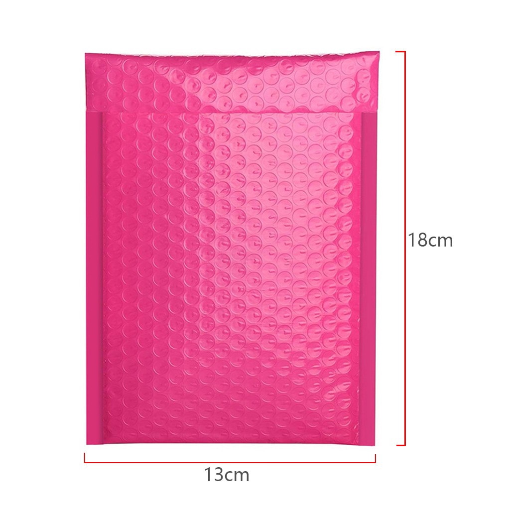 100 PCS Bubble Mailers Padded Envelopes Lined Poly Mailer Self Seal Pink Envelopes With Bubble Mailing Bag Packages