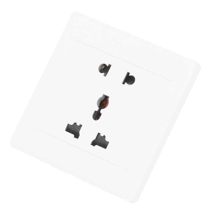 10 Sets Concealed Installation Socket Wall-Mounted 5-Hole Power Sockets Outlet Household Power Supplies