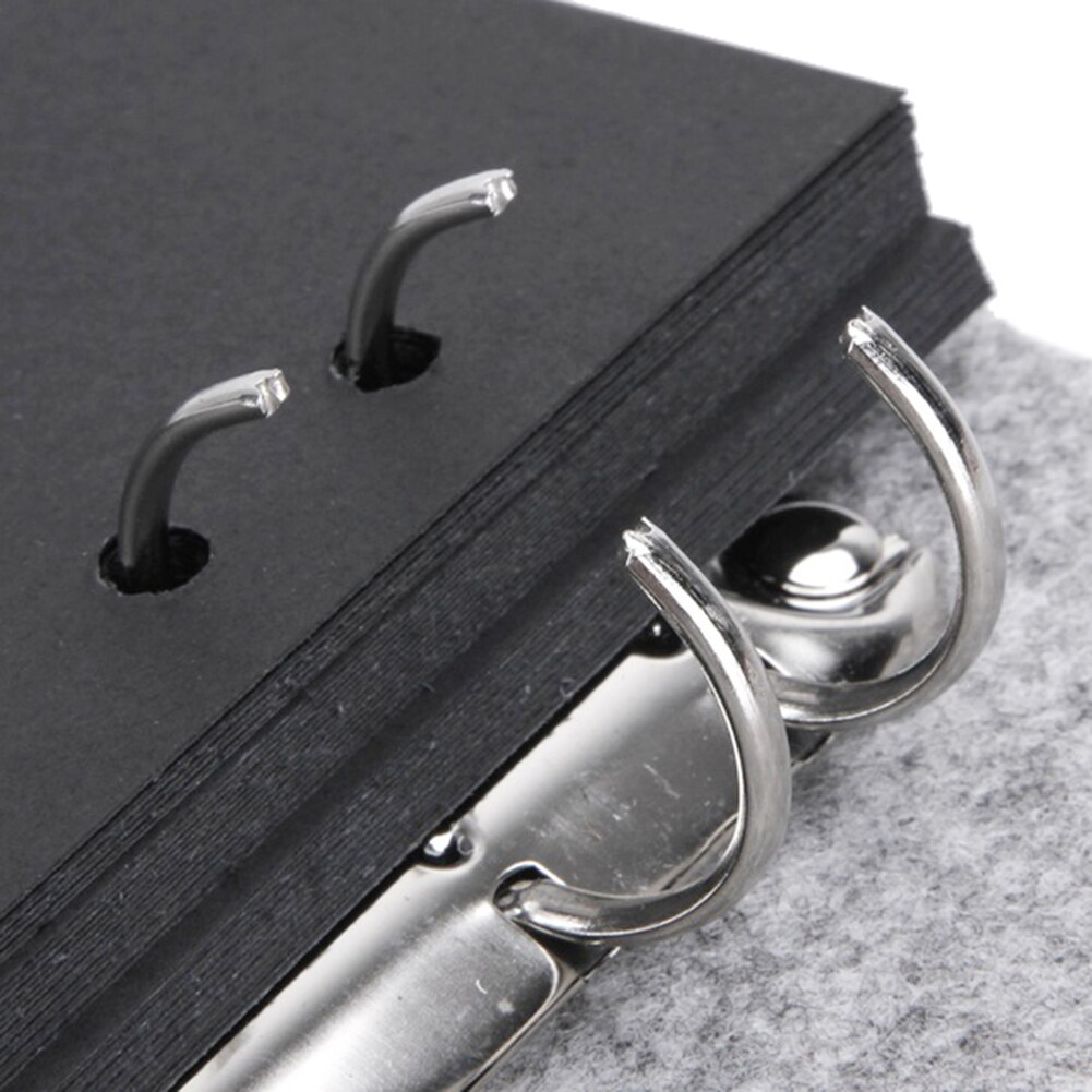 Love Heart Handmade Felt Cover DIY Photo Album Anniversary Scrapbook Decoration for Wedding Anniversary Memory Books