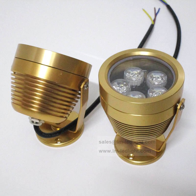 12V LED Garden Lights 5W outdoor spotlight yellow blue green white pink lampadaire exterieur poteau