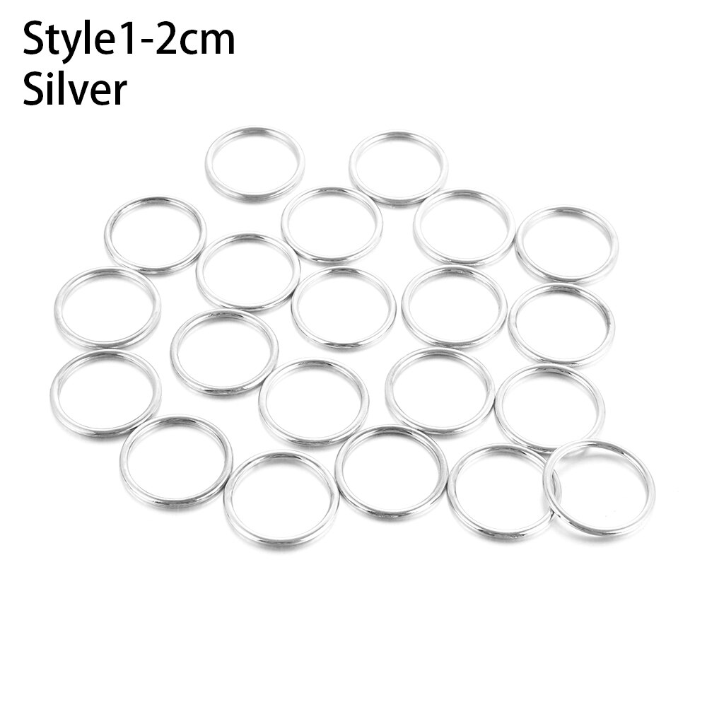 Goudkleurige, zilverkleurige metalen legering, nylon gecoate bh-ringen en schuifregelaars, riemverstellers, gespen, 20 stuks ondergoedverstelaccessoires: 11