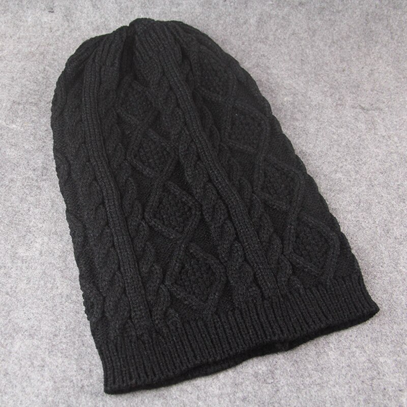 Inverno senhoras chapéu de malha torção design gorro senhoras outono quente boné bonnet femme gorros mujer invierno chapeu novo: black