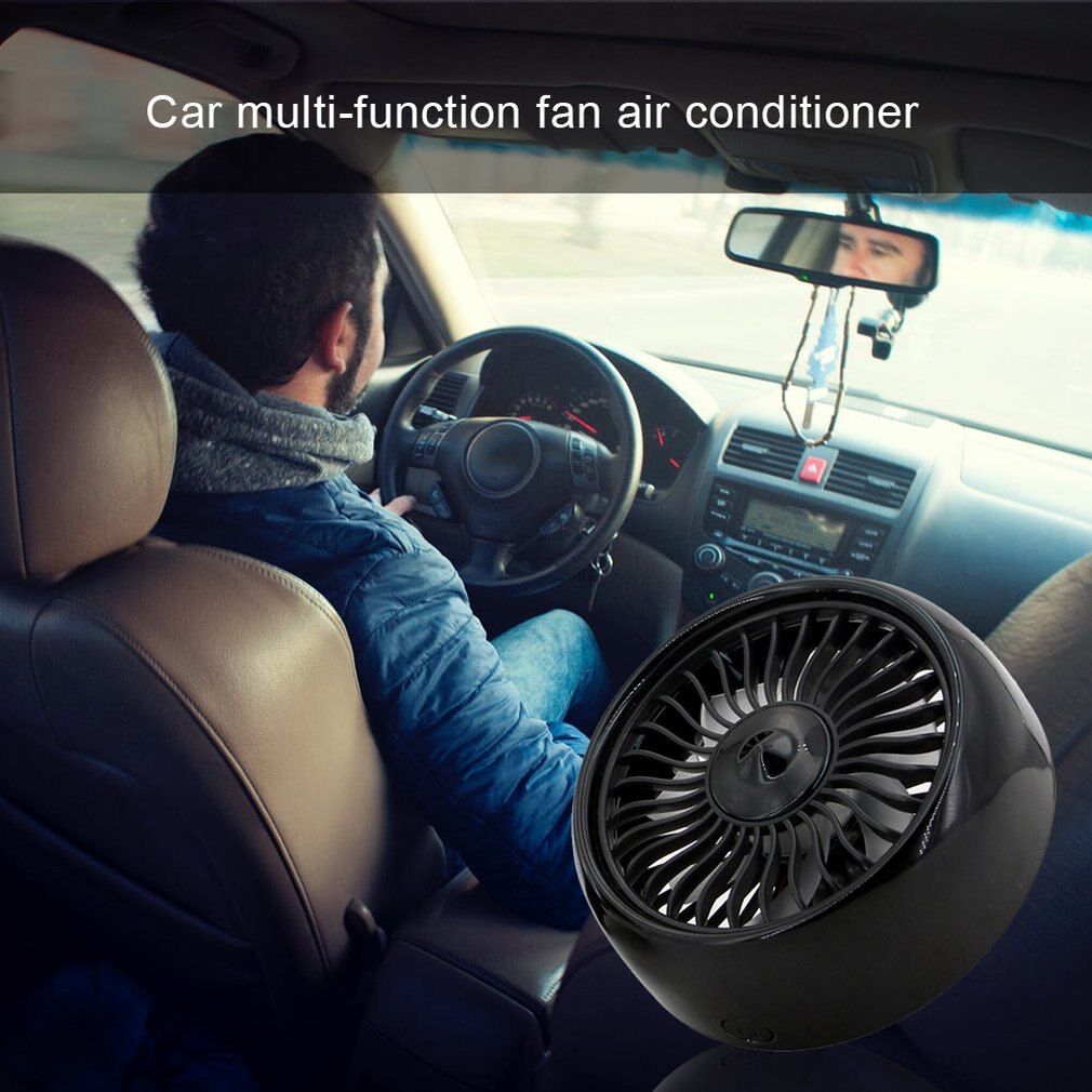 Car Multi-function Fan Air Conditioner Multi-functional Car Mini Air Cooler Refrigeration Humidification Air