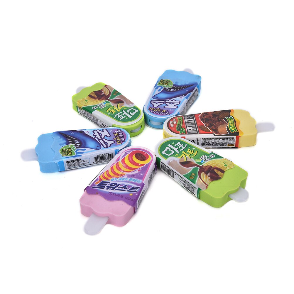 Borrador de helado, para niños, suministros escolares, Material Escolar, suministros escolares y de oficina