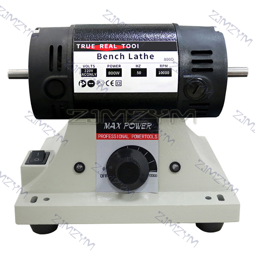 800 W Hochleistungs-Tischschleifer, elektrische Holzbearbeitung, Jade-Schnitzen, Poliermaschine, Schleifmaschine, 0,3–4 mm, flexibler Wellengriff