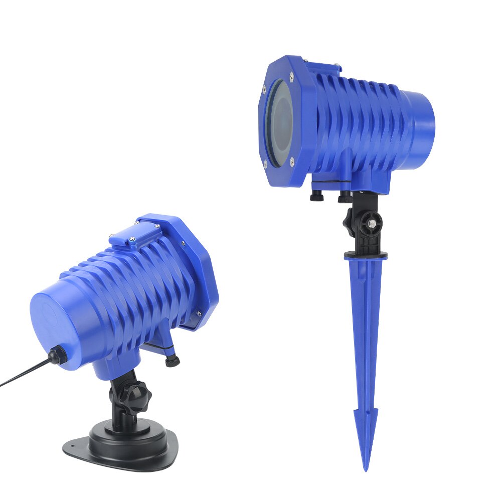 8 patterns LED Landscape Projector Lamp Moving Spotlight For Christmas Halloween Wedding Party Birthday RGB Outdoor Spotlights