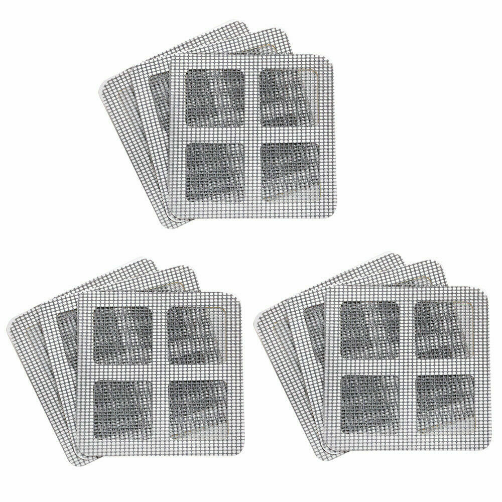 3PCS Window and Door Screen Repair Patches Adhesive Repair Kit Net Window Home