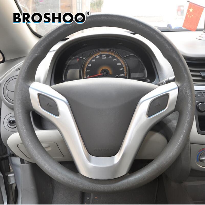 BROSHOO Voor Chevrolet Zeil Chrome Stuurhoes Sticker Decal Zeil 3 Accessoires Auto styling