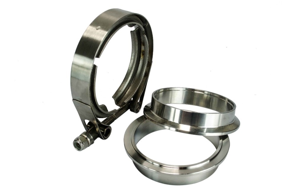 Pqy-3 "Sus 304 Staal Roestvrij Uitlaat V Band Klem Flens Kit V-Band Vband Mannelijke Vrouwelijke PQY5243