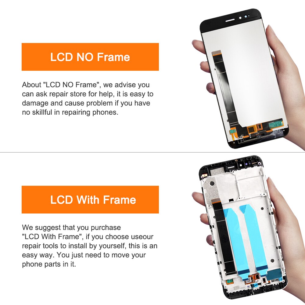 5.5'' MiA1 Lcd display For Xiaomi MiA1 Mi A1 LCD Display With Touch Screen Digitizer Screen Glass Panel For Xiaomi Mi A1 Mi5X