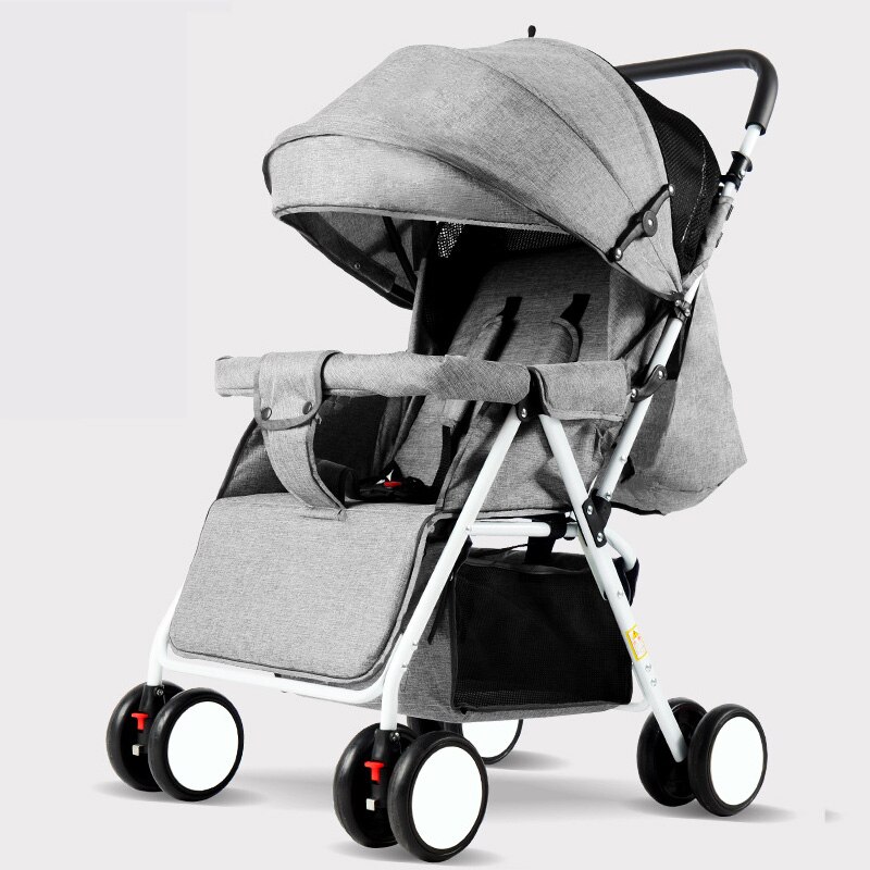 Draagbare Kinderwagen Vouwen Kinderwagen Ultra Lichtgewicht En Handig Kan Sit Lie Baby Eenvoudige Kind Mini Vier Wiel Kar