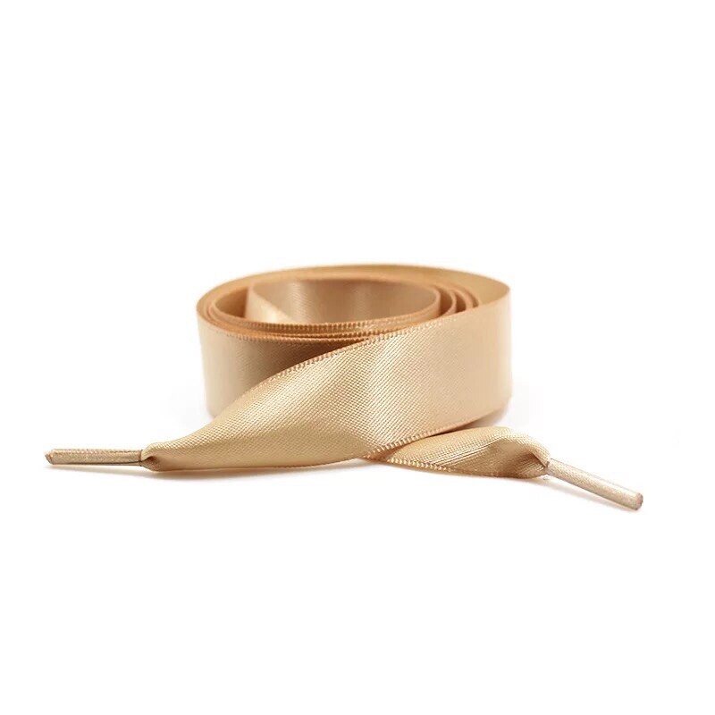 1 Paar 2cm Breite Satin Schnürsenkel flache Seide Band Schnürsenkel Stiefel Turnschuhe Schnürsenkel 19 Farben Länge 80cm 100cm 120cm S-1