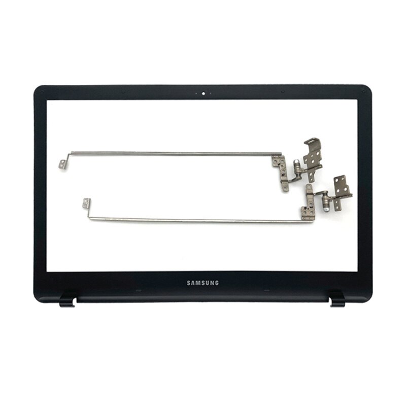 Nowy dla Samsung NP300E5K NP300E5M NP3500EM NP300E5L Laptop LCD tylna pokrywa/przednia ramka/zawiasy pokrywa/podparcie dłoni/dolna obudowa klawiatury: Black B Hinges