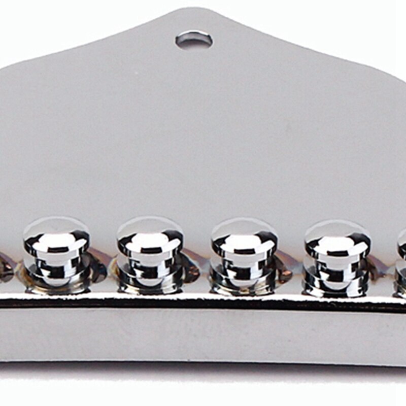 Mandolin Chrome Plated Metal 8 String Mandolin Guitar Tailpiece