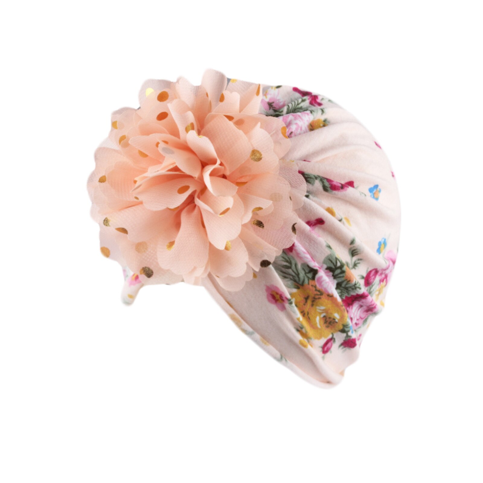 Sombrero con estampado de la India para niños, gorro con estampado de flores, capucha cálida, turbante, invierno, cálido, indio, ,: C