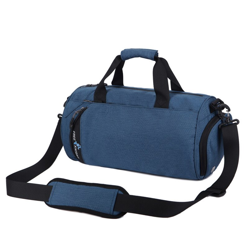 20L Waterproof Fitness Gym Bag,Dry Wet Outdoor Bags for Training,Large Capacity Sports Bags,Shoes Storage Workout Bags: Blue