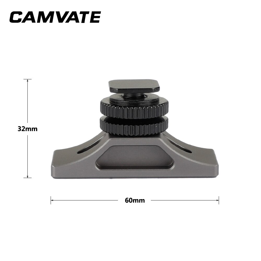Camvate Extension Ondersteuning Met Schoen Adapter Voor Blackmagic Mini Signaal Converter C2086