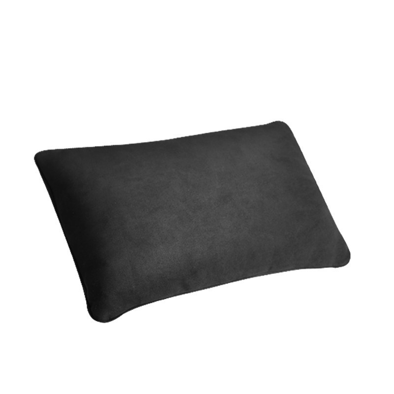 Almohada de cuero para el cuello del coche, reposacabezas para el coche, soporte para el cuello, Maybach, Clase S, suave, Universal: Black 1Pcs