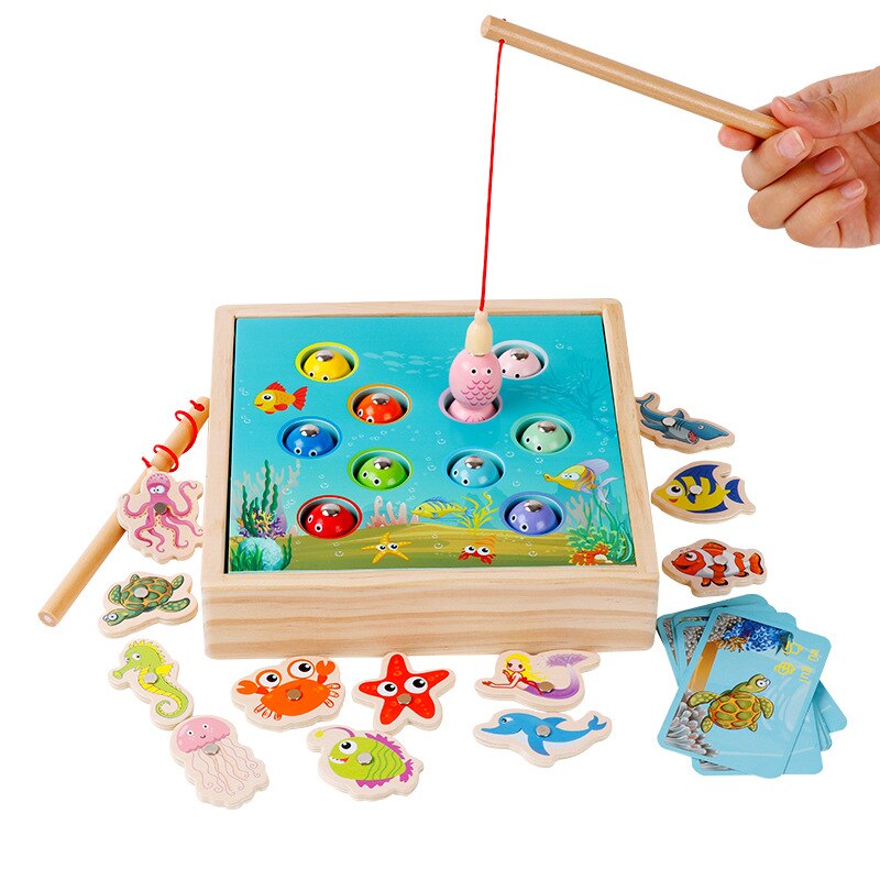 Neue Angeln Spiel Im Freien Spielen Set kinder Frühe Bildung Puzzle Baby Fisch Spielzeug für Kinder