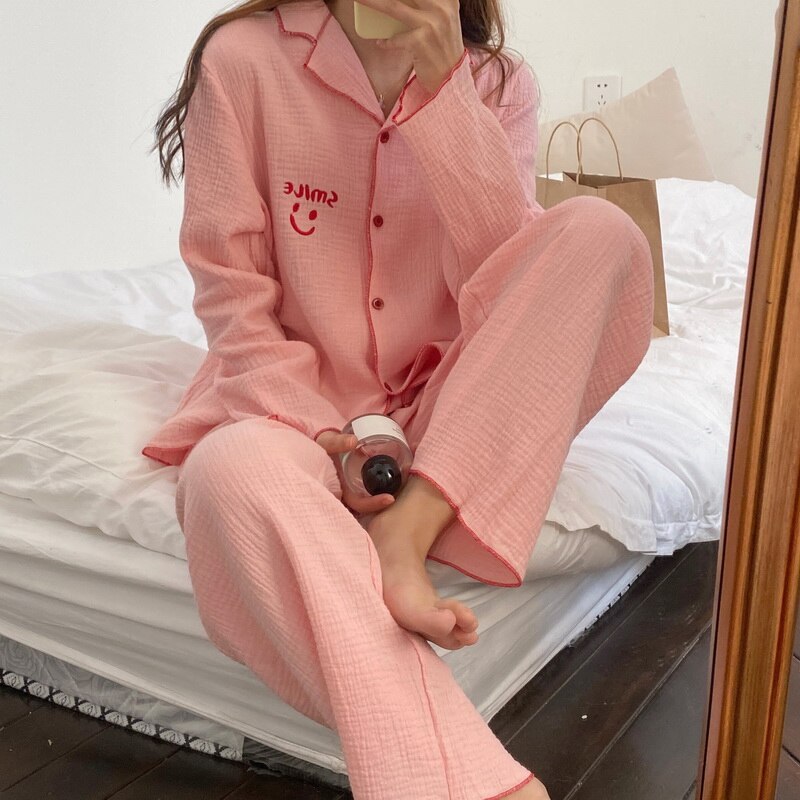 Laurence Tavernier Pyjamaset met print • Lichtblauw • de Bijenkorf