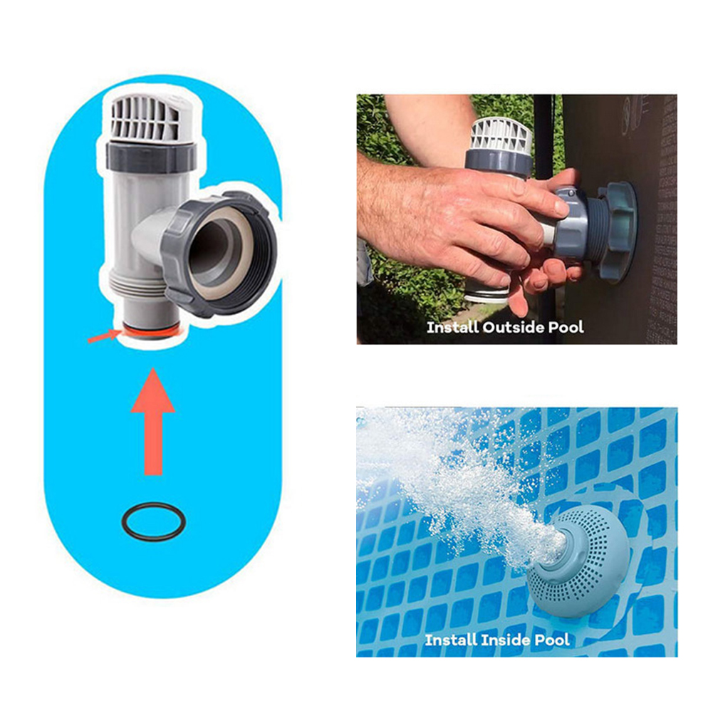 Joint torique pour tuyau de piscine Intex 10262, pièce de rechange, connexions pour marche, rondelle en caoutchouc, 2 pièces