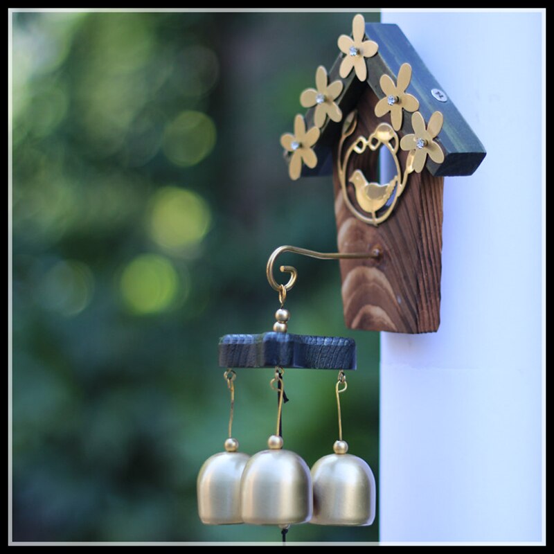 Windgong Outdoor Decoratieve Windchimes Met Bronzen Bel Eolische Klokken Home Decor Ambachten Elimelim