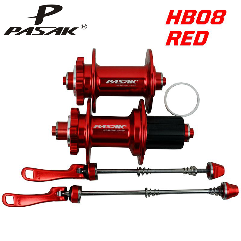 PASAK MTB Hub NBK 4 Sealed Bearing Hub 24/28/32 Holes Mountain Bike Hub Disc brake Aluminum alloy Bicycle Hub 8/9/10/11/12Speed: green