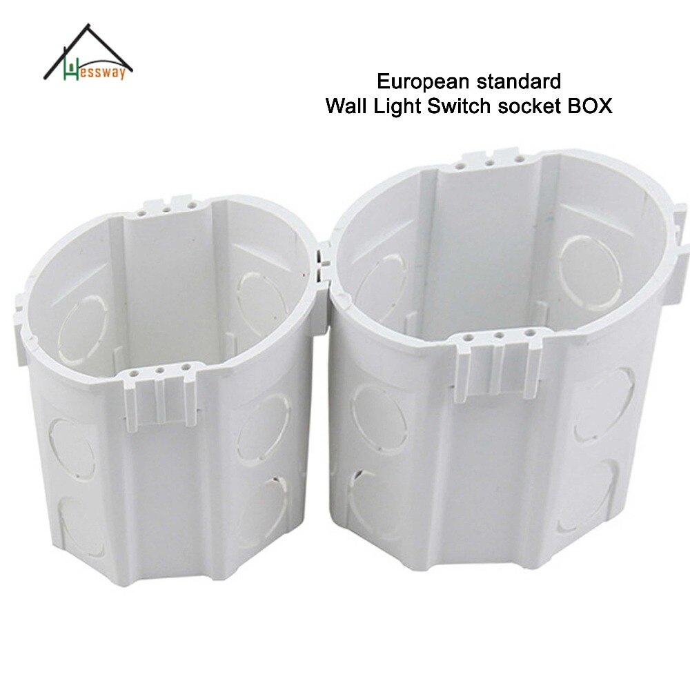 Wall mounted junction box Switch socket eu mounting box for Fireproof Materials