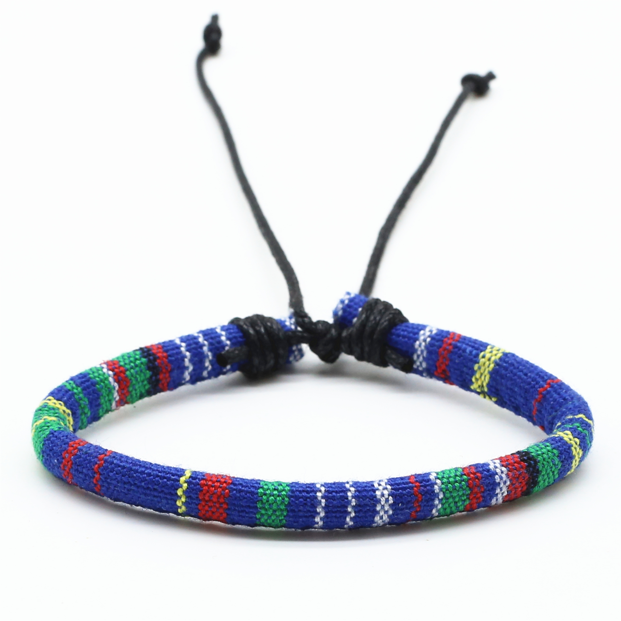 WestBull, Pulseras tejidas de cuerda étnica Vintage Multicolor para mujeres y hombres, Pulsera para hombre, para hombre, joyería al por mayor: Estampado en caliente