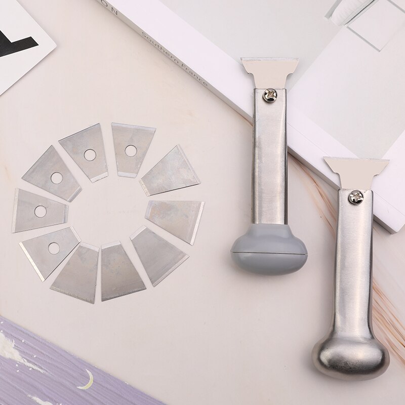 RORGETO Manual Leather Shoe Push Knife Stainless Steel Cutting Knife with Blade DIY Hand Stitched Craft Carving Accessories Tool