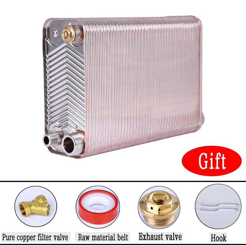 24 Plates stainless steel heat exchanger Brazed plate type water heater SUS304