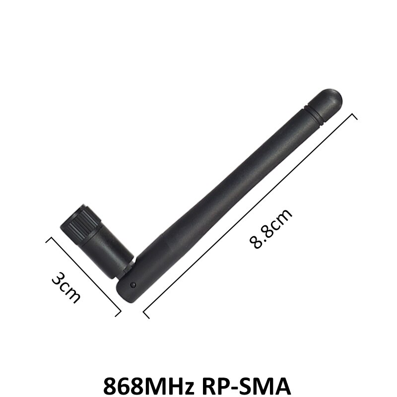 2 sztuk 868 MHz 915MHz antena 3dbi RP-SMA złącze GSM 915 868 MHz antena antena wodoodporna + 21cm SMA męnarty/u. FL kabel pigtailowy