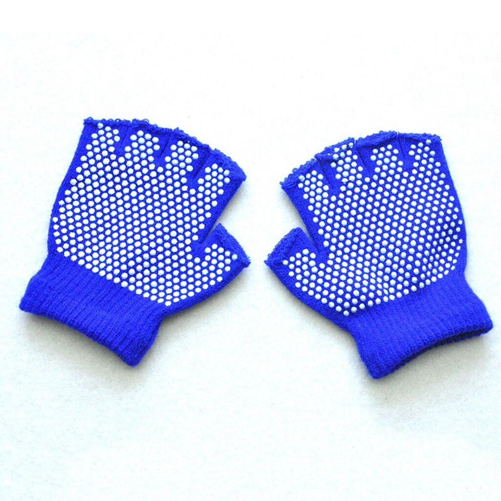 Enfants enfants hiver tricoté sans doigts anti-dérapant mitaines gants bébé fournitures