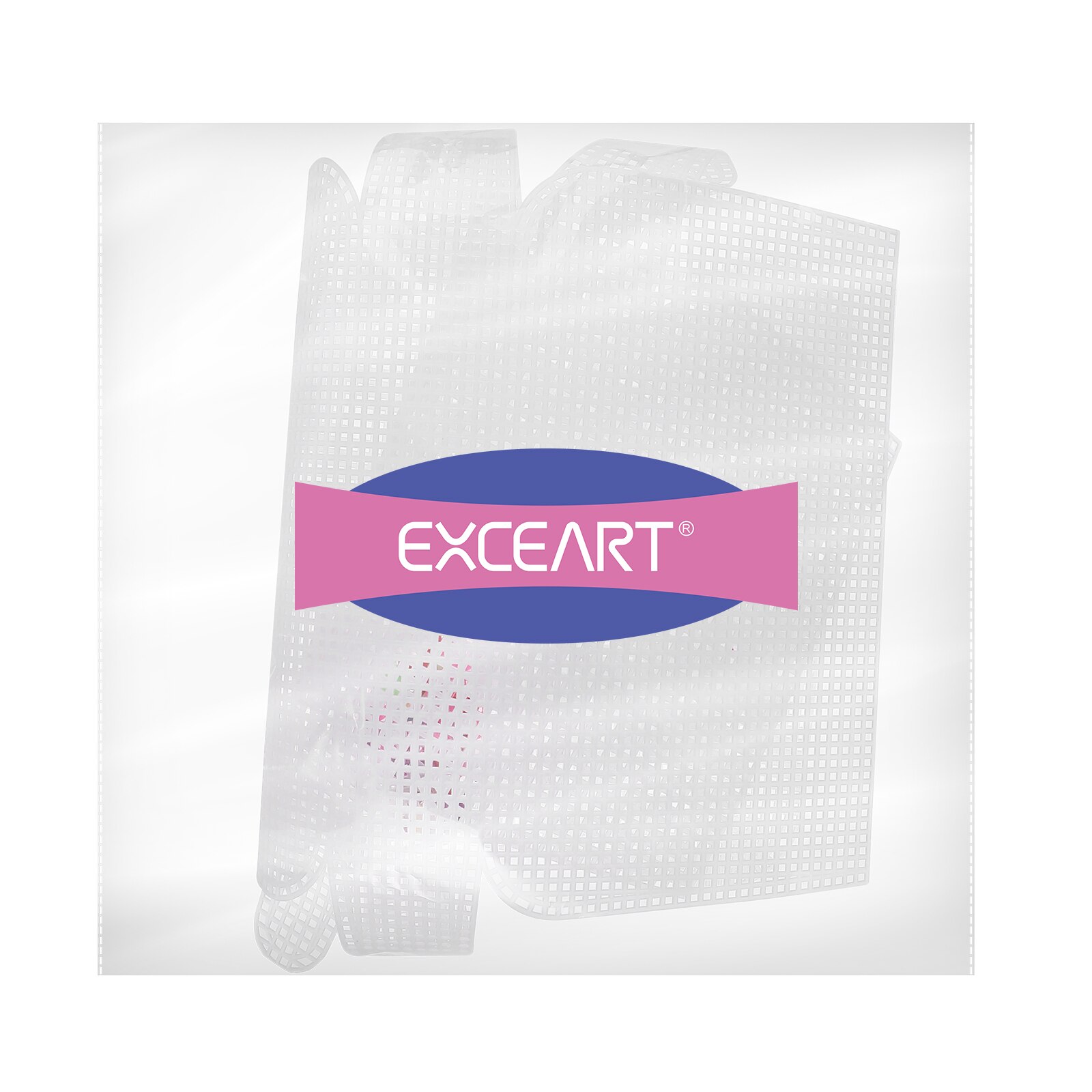 1 Set Knitting Bag DIY Kit Plastic Mesh Sheets DIY Crafting Handbag Kit Handbag Making Materials