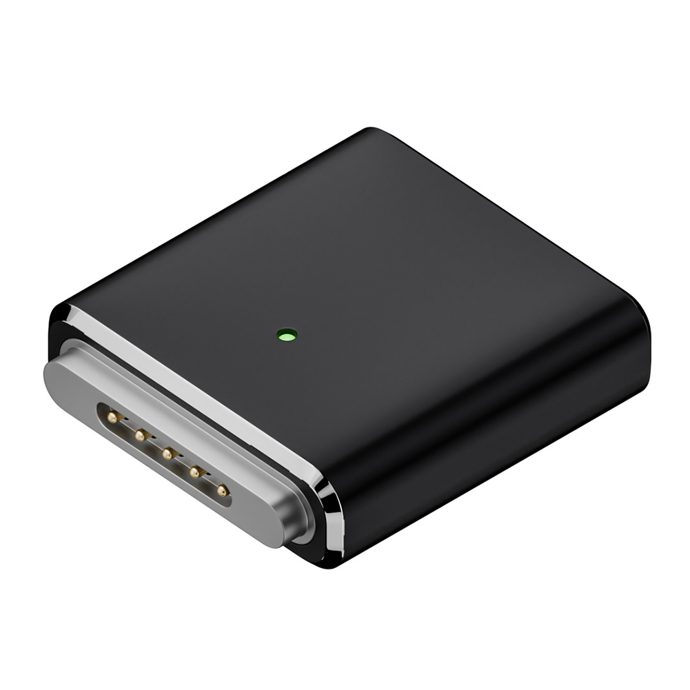 PD 100W genere-C a per Magsafe 3 connettore adattatore USB C magnetico connettore convertitore spina di ricarica per computer portatile per MacBook aria/pro: Corallo Rosso