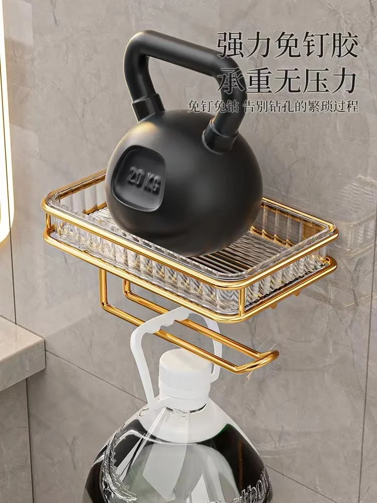 Lichte luxe badkamer tissue box rack gratis ponsen muur hangende badkamer toilet muur aromatherapie papierlade