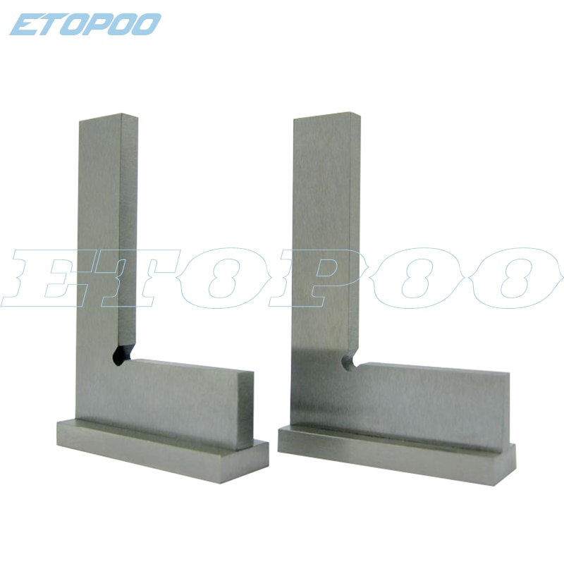 1pcs 90 degree Carbon steel Flat Edge Square With Wide Base Industrial Wide Base Square Gauge Tools