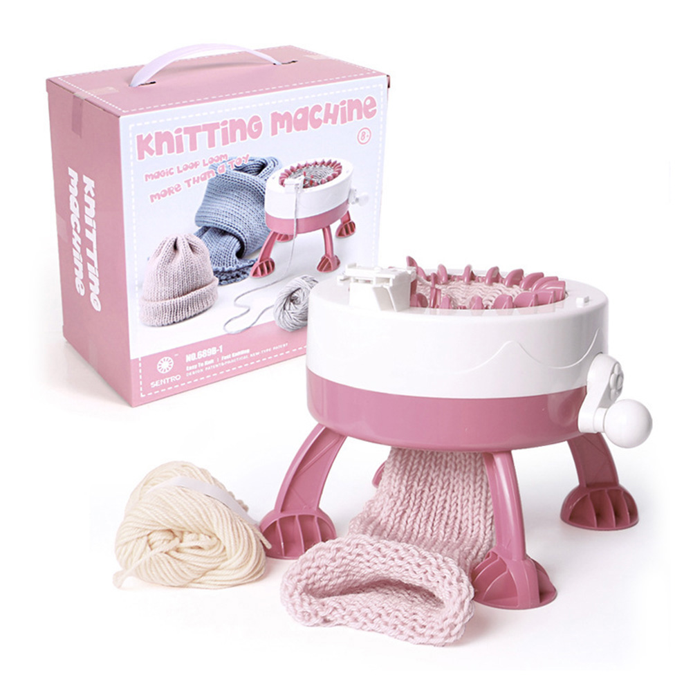 1 Set Knitting Stylish Plastic Knitting Machine Small Size Knitting Machine