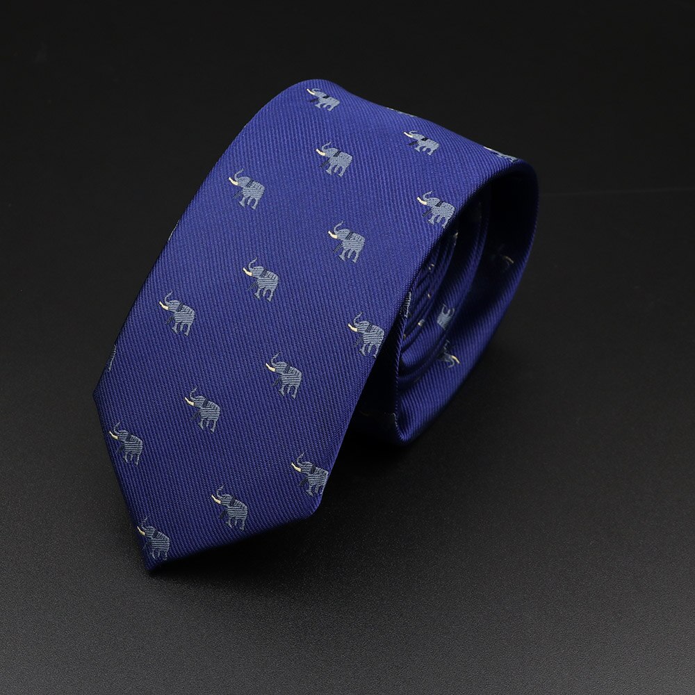 New Arrival męskie krawaty zwierząt krawaty dinozaur owad wzór niebieski czerwony mężczyzna krawat ślubny 6cm krawat biznes krawat dla mężczyzn: 14