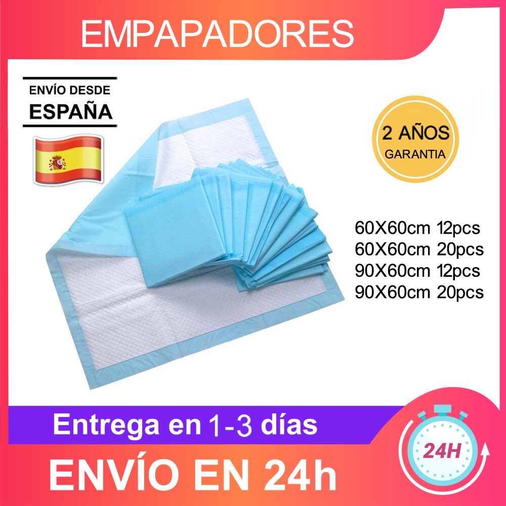 Yommy Empapadores con Adhesivos Perros Gatos para Mascotas Toallitas de Entrenamiento para Mascotas 60X60CM 90X60CM 12PCS 20PCS