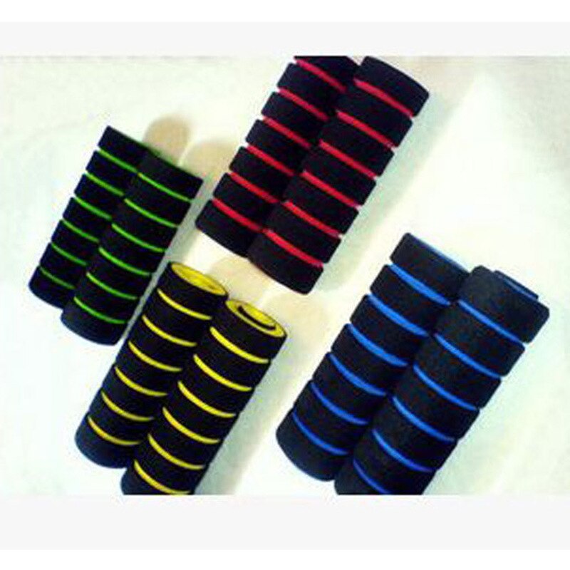 2 pièces poignée universelle confort éponge mousse guidon moto Dirt Bike e-bike guidon de vélo poignée couverture et leviers
