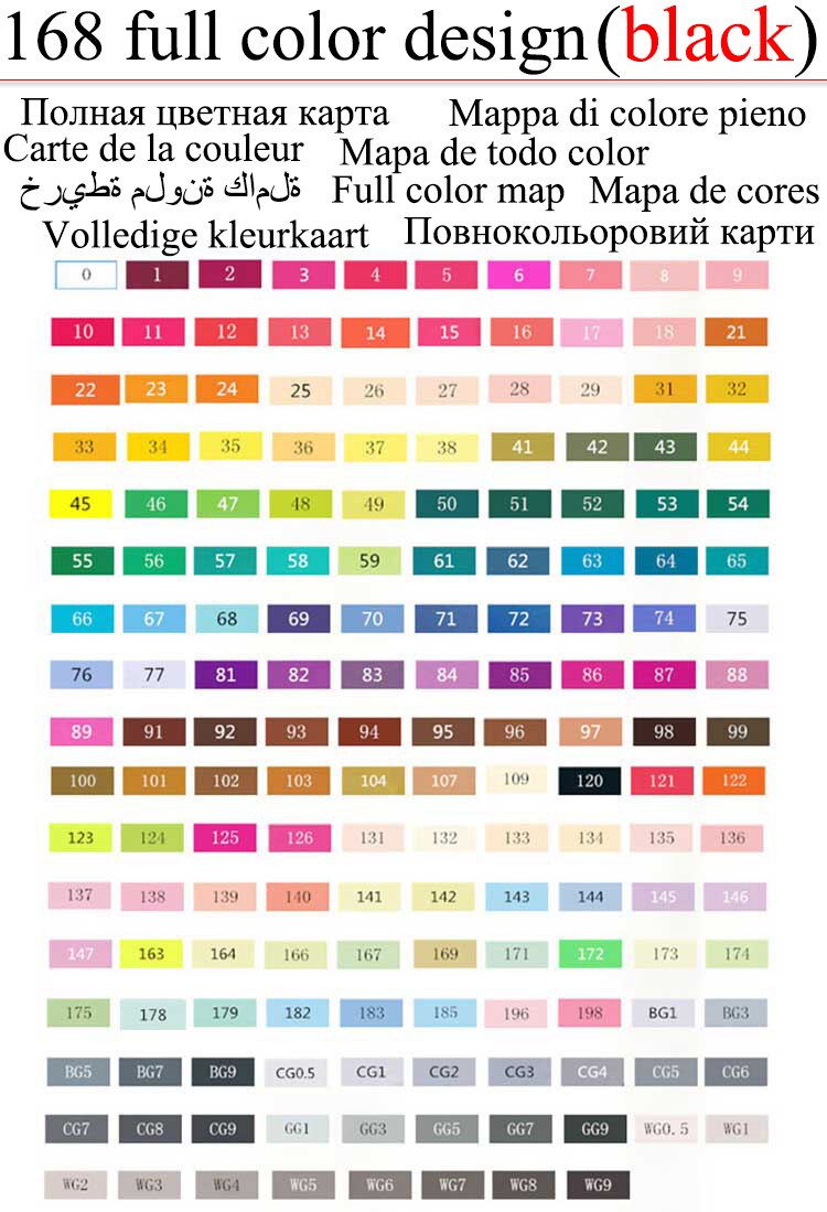 TOUCHFIVE 30/40/60/80 Farben Kunst Marker Alkohol Basierend Marker Zeichnung Kuli-einstellen Manga Dual geleitet kunst Skizze Marker Stifte
