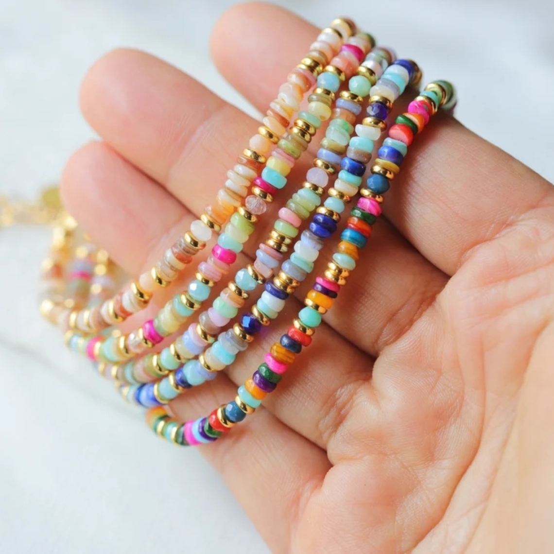 KKBEAD Boho Armband Vrouwen Y2k Sieraden Bohemian Armbanden Kleurrijke Shell DIs Kralen Zomer Strand Pulseras Mujer