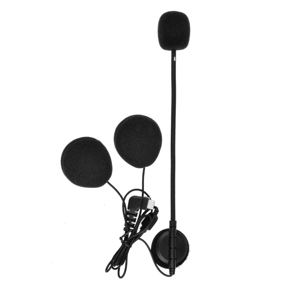 Fodsports-intercomunicador BT-S2 Pro S3 para casco, auriculares con interfaz tipo C, altavoz para motocicleta con micrófono duro/suave: Hard Mic